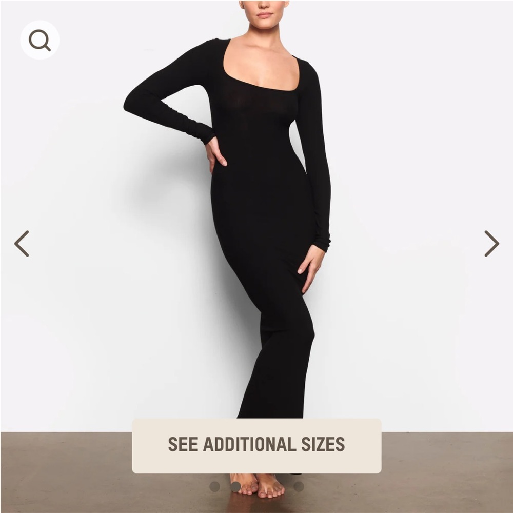 SKIMS SOFT LOUNGE LONG SLEEVE DRESS